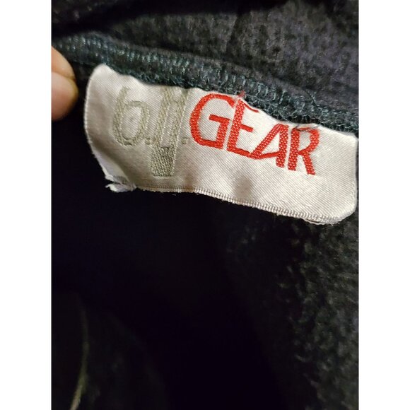 Vintage BI Gear Pullover Fleece Sweater Colorful Geometric Shoulder  Medium - Picture 8 of 8